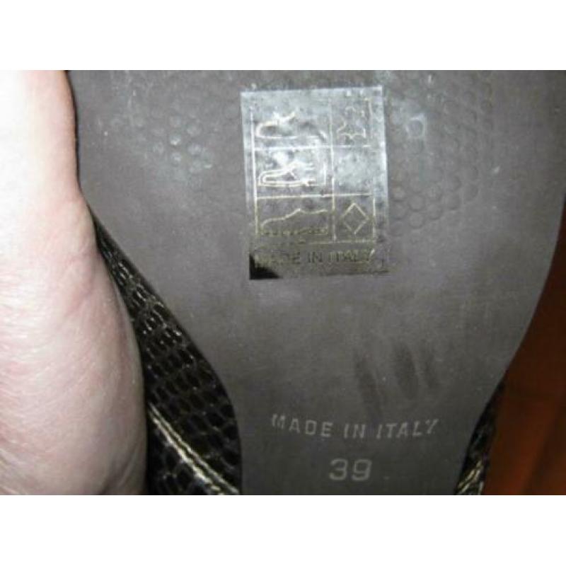 Manfield leren laarsjes maat 39