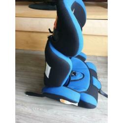 TecTake autostoel (9 tot 36 kg) blauw/zwart (NIEUW)