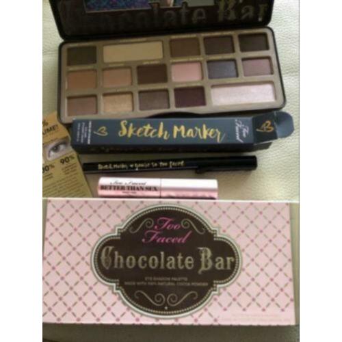Too Faced Chocolate Bar set: Sweet, Sexy & Too Faced- Nieuw!