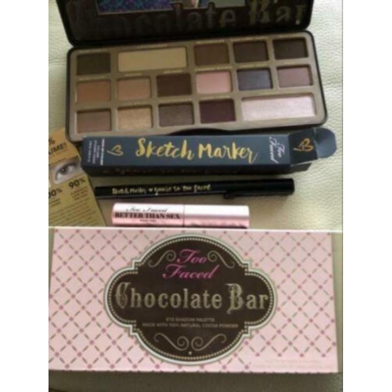 Too Faced Chocolate Bar set: Sweet, Sexy & Too Faced- Nieuw!