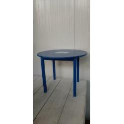 MPH 4000 Leuk rond blauw kindertafeltje