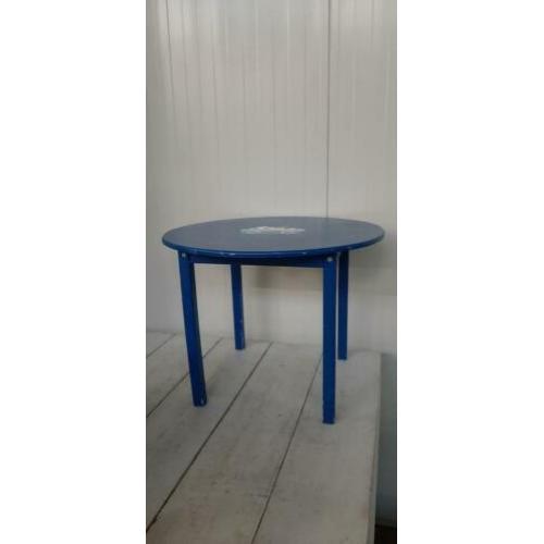 MPH 4000 Leuk rond blauw kindertafeltje