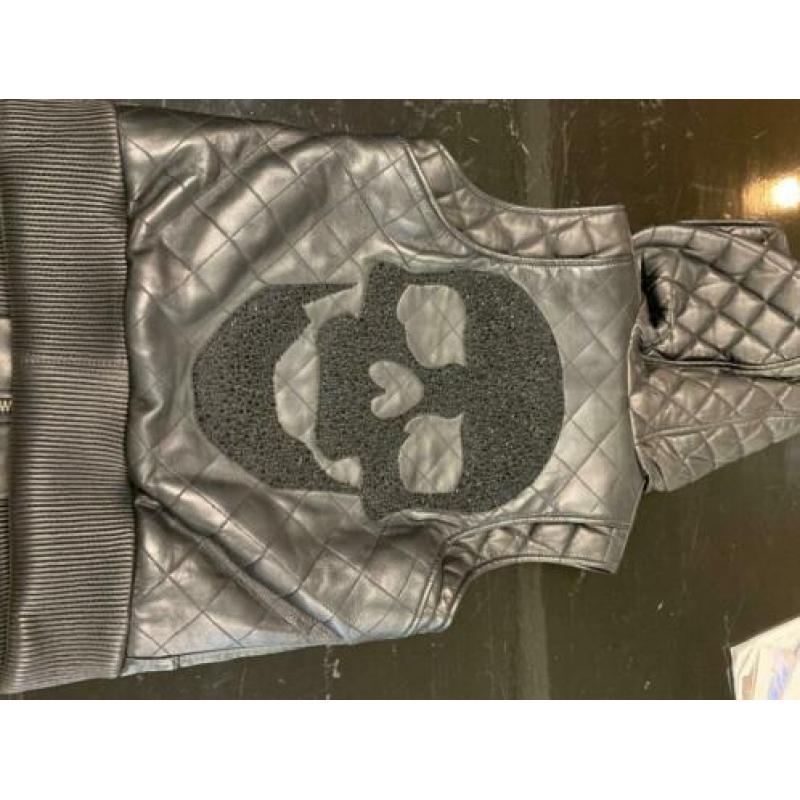 Philipp Plein leren gilet