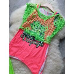 Maat 104 NIEUW Meisjes Top met Legging setje ITALY MODA