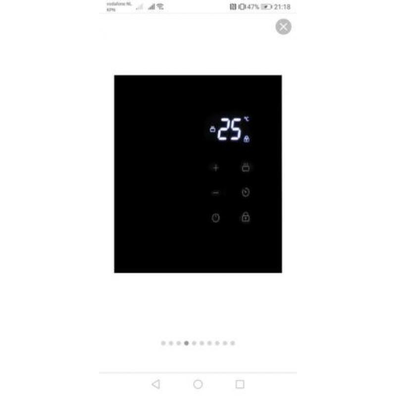 Elektrische kachel met app