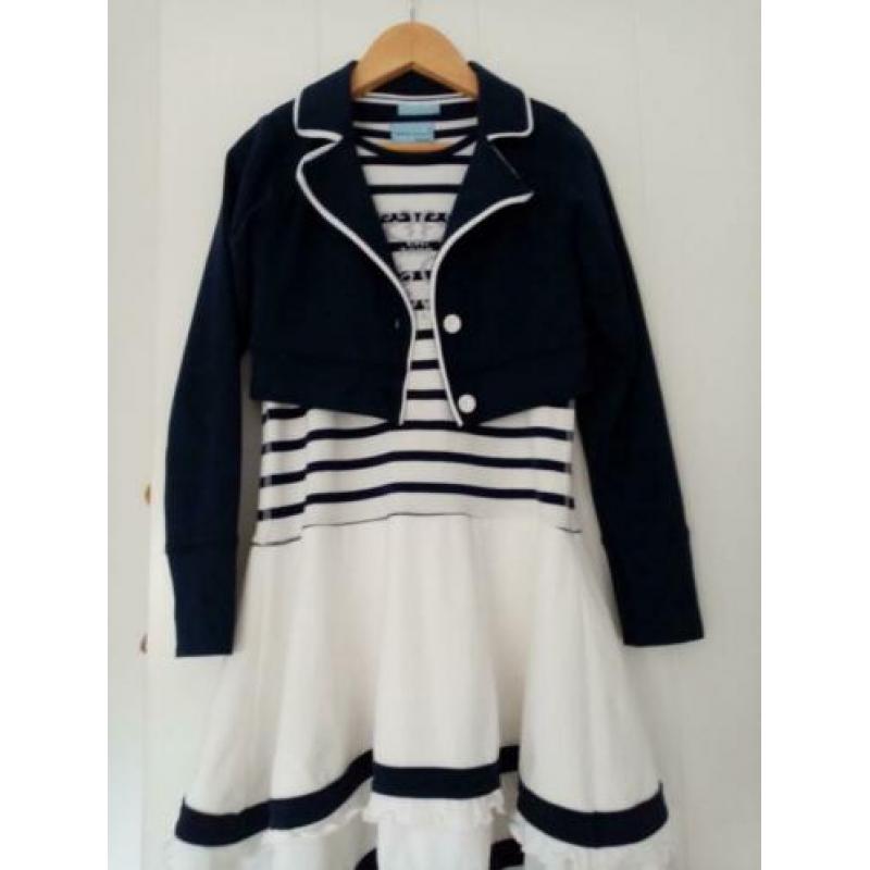 Porto Azul jurk met vestje maat 134/140