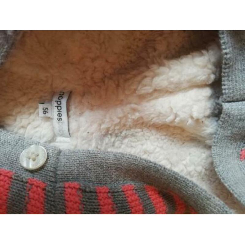 Borgvest baby jas maat 56 noppies