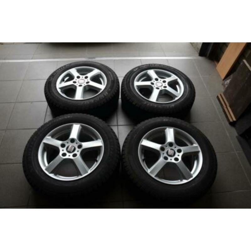 15 inch aluminium velgen met winterbanden
