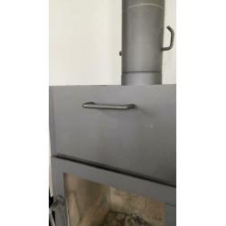 Houtkachel Dik Geurts. Oven bovenin