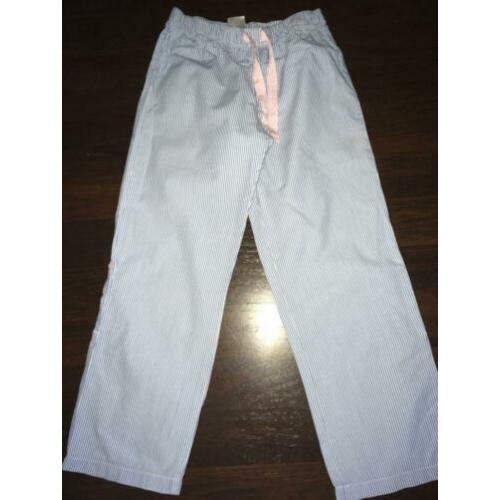 H&M katoenen pyamabroek mt 134/140 gestreept