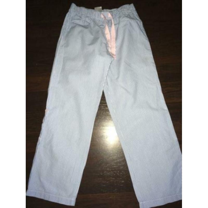 H&M katoenen pyamabroek mt 134/140 gestreept
