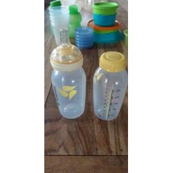 Tupperware baby Avent bewaarbakjes Medelaflesjes