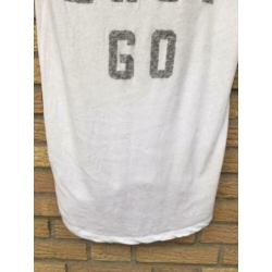 Yaya top singlet wit katoen + linnen xs / 34 - 36 nieuw
