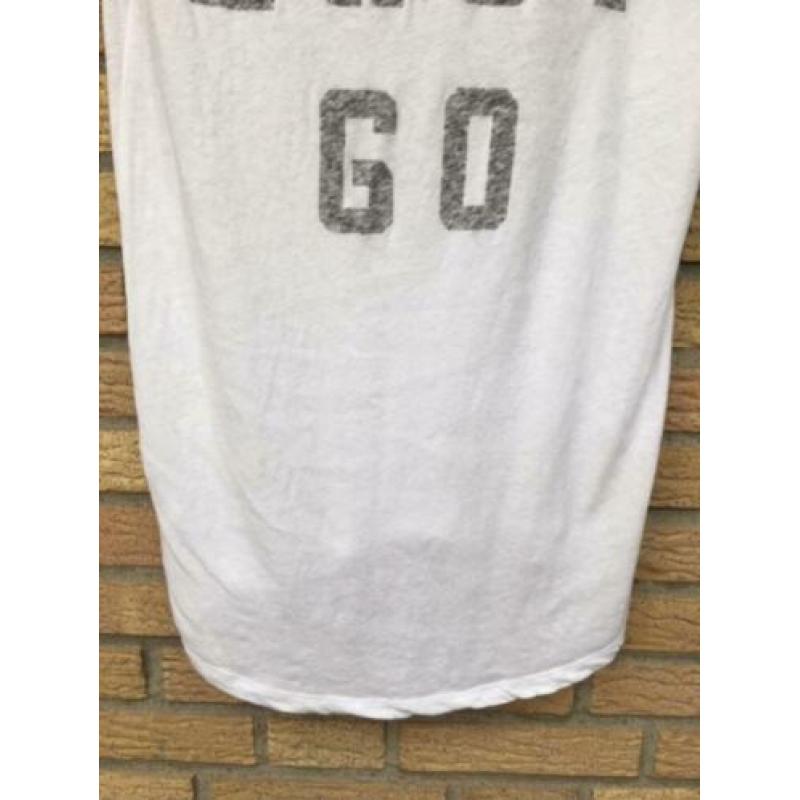Yaya top singlet wit katoen + linnen xs / 34 - 36 nieuw