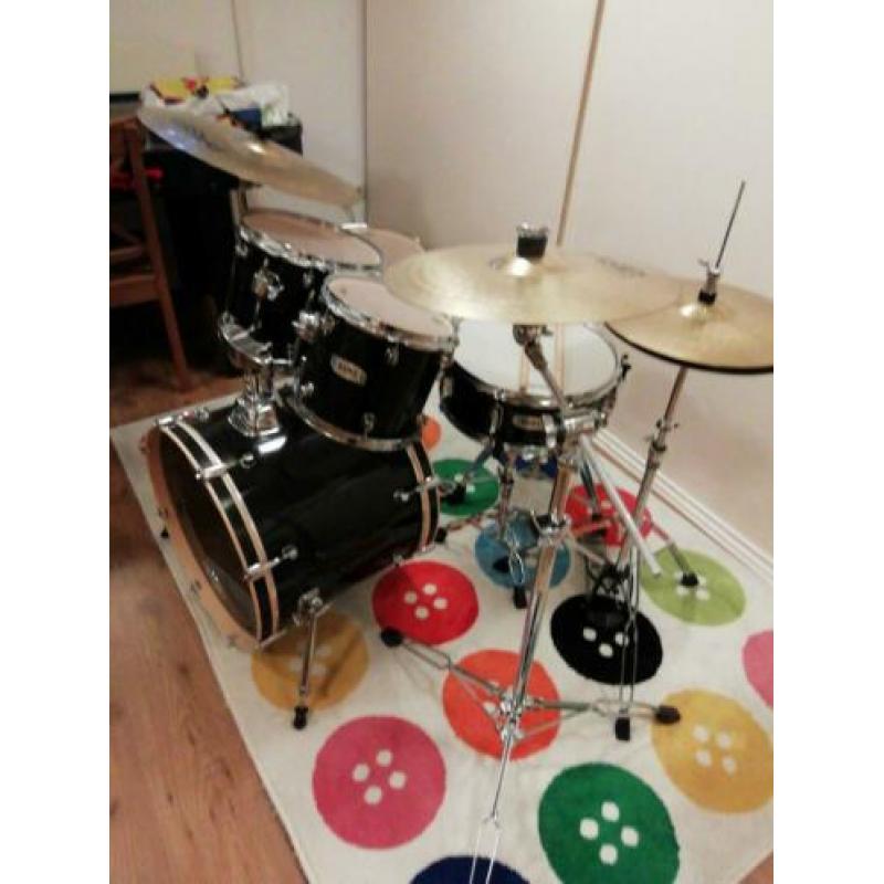 Mapex drumstel zwart