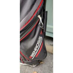Golfset: Titleist, Legend, Mizuno, Callaway, Benross, troley