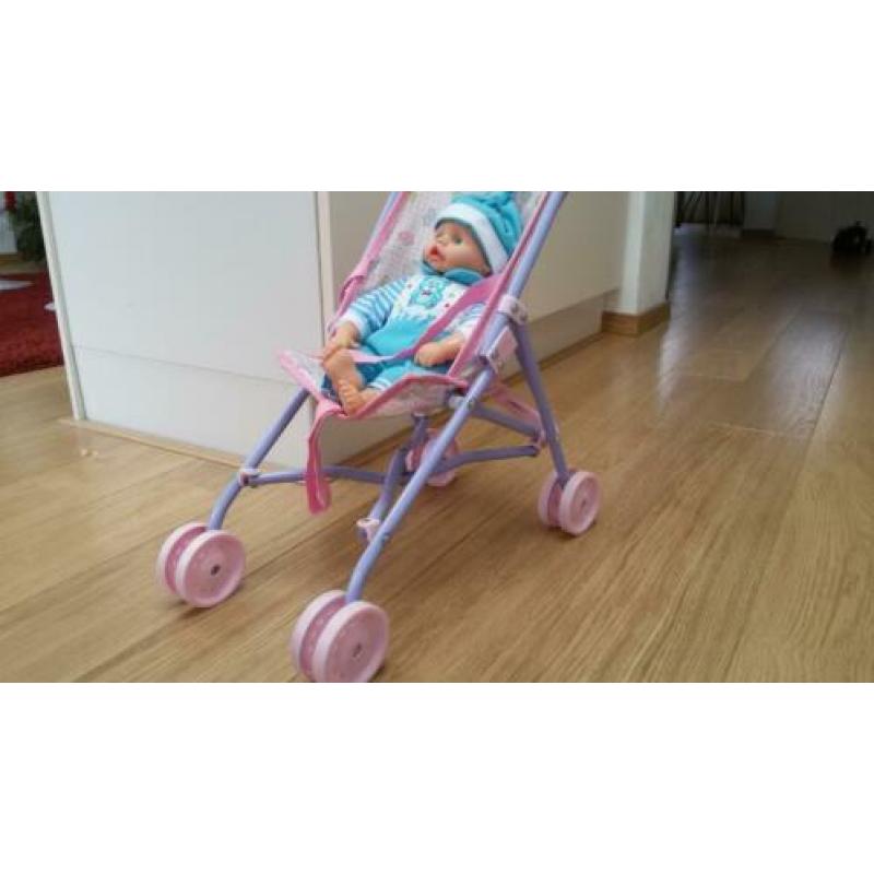 Poppenwandelwagen: Baby born Poppenbuggy