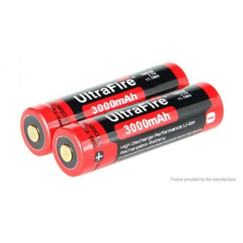 18650 batterij (2x)