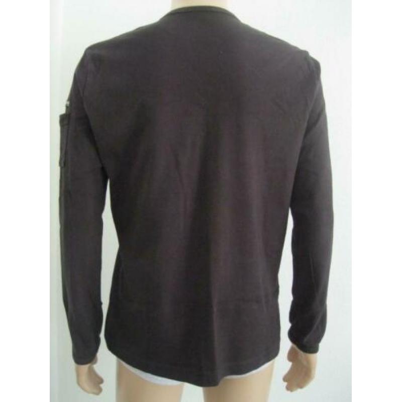 maat XL, zwarte sweater Pilot system, stretch, 70 cm.