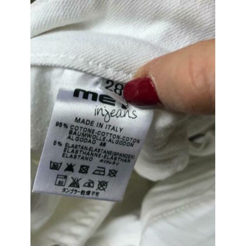 MET witte jeans