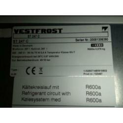Vestfrost vrieskist ST247C 247 liter inhoud