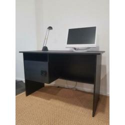 Vintage Retro Bureau + Stoel Bureauset