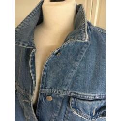 Closed jeans jasje met veter maat L