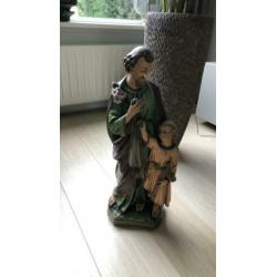 Antiek jezus beeld