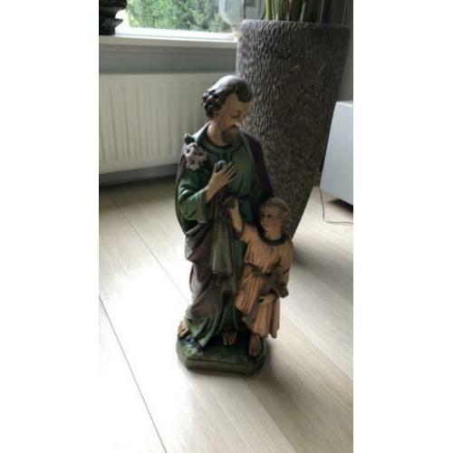 Antiek jezus beeld