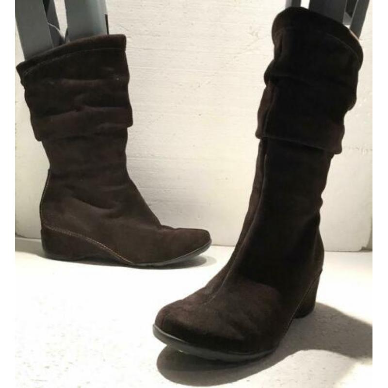 ECCO COMFORT DAMES LAARZEN BRUIN maat 37