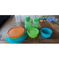 Tupperware baby Avent bewaarbakjes Medelaflesjes