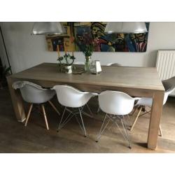 Eetkamertafel eikenhout