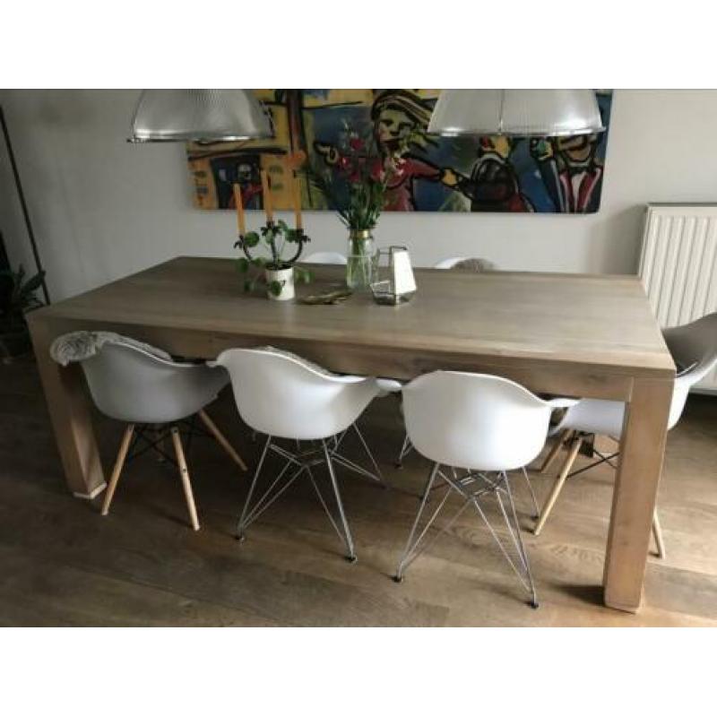 Eetkamertafel eikenhout