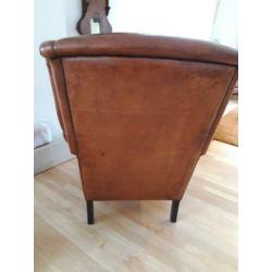 Schapenleren oor fauteuil
