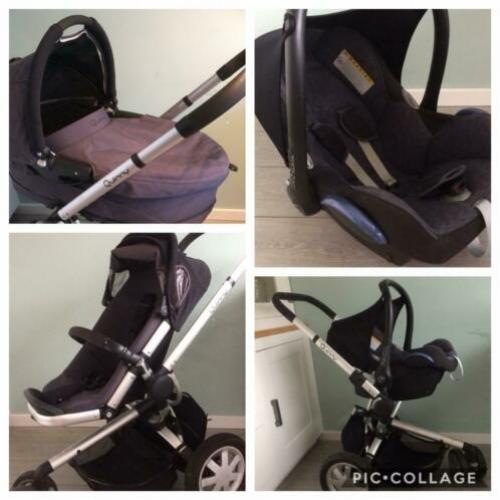 Quinny Buzz kinderwagen 3 in1 +maxicosi, gratis luiertas