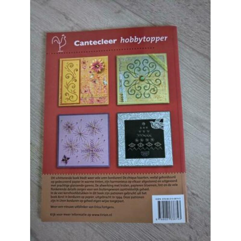 Borduur boek "Uren Borduren", Cantecleer hobby topper boeken