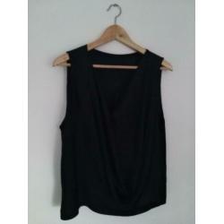 DVF mouwloze blouse