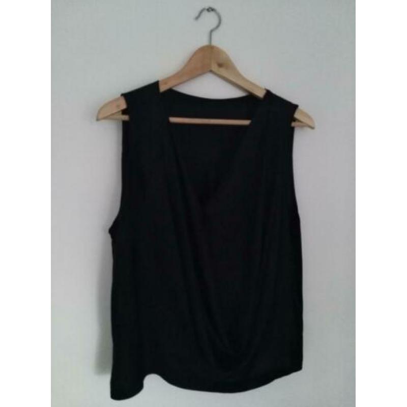 DVF mouwloze blouse