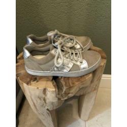 Bull Boxer leren meisjes schoenen mt 31 zilver | grijs