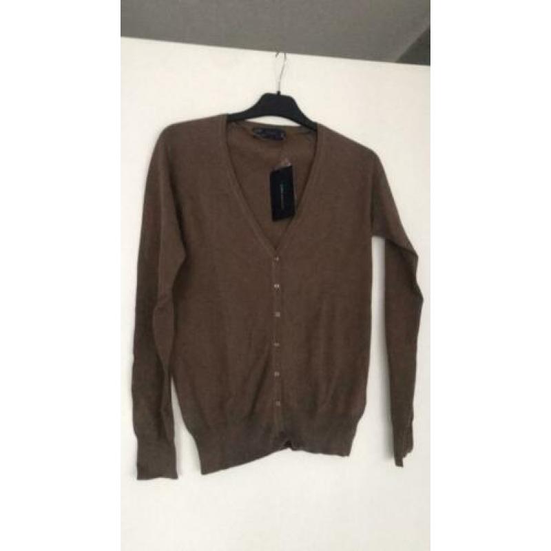 Zara nieuw basic vest bruin maat small
