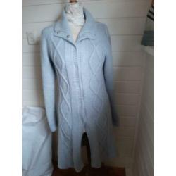 Lichtblauw lang vest Kyra&Co xl