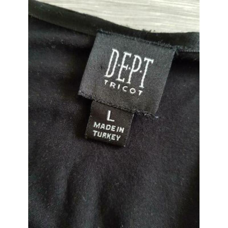 DEPT zwart jurkje maat L (NK015)