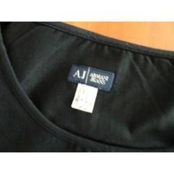 ARMANI zwart shirt met de tekst AJ