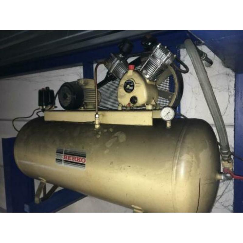 Berko compressor 400v 250ltr bj 1989