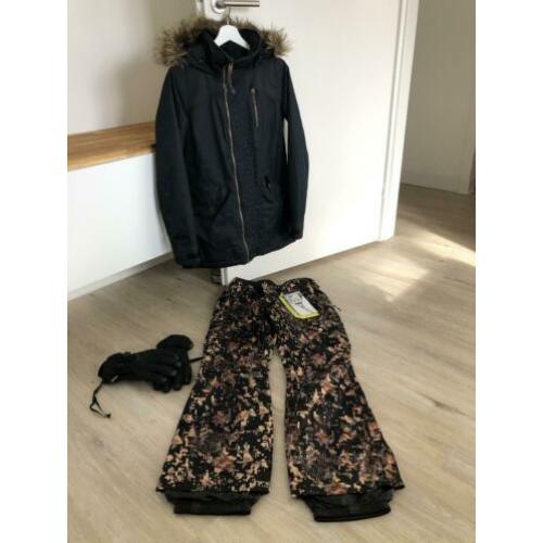 Burton ski/snowboard set maat M/38
