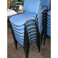 Blauwe kantoorstoelen (A19 2099) H
