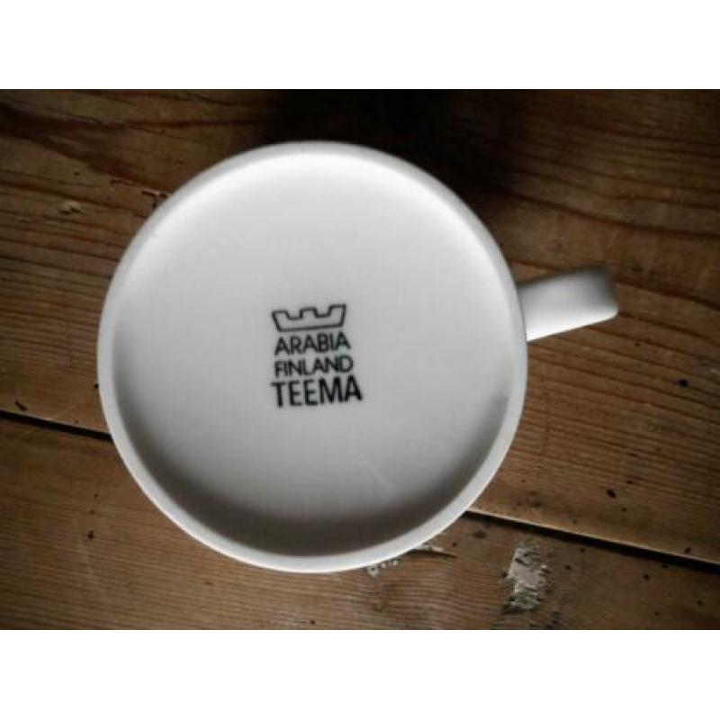 Arabia Finland melkkannetje Teema wit.