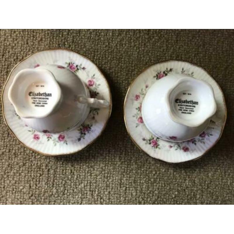 Diverse Engels porseleinen servies! Elizabethan ect.Ann 1875