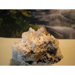 Mooi wit Mineraal Scoleciet.238
