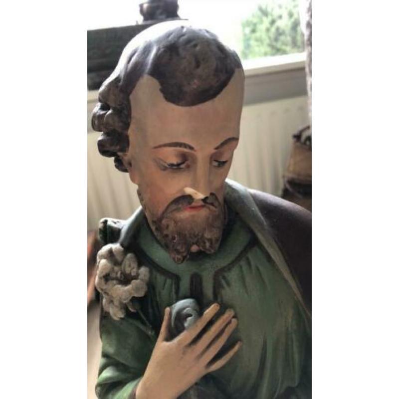 Antiek jezus beeld